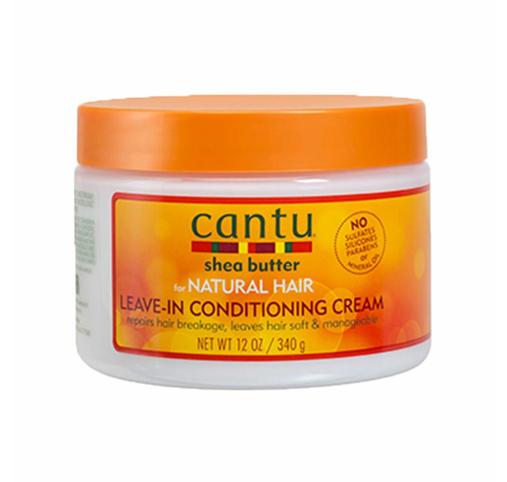 Cantu Haarkur Natural Hair Leave-In Conditioner Cream Jar 12 Ounce 354ml von Cantu