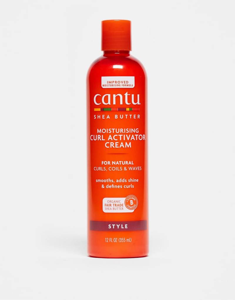 Cantu - Lockenaktivierende, feuchtigkeitsspendende Creme mit Shea-Butter, 355 ml-Keine Farbe von Cantu