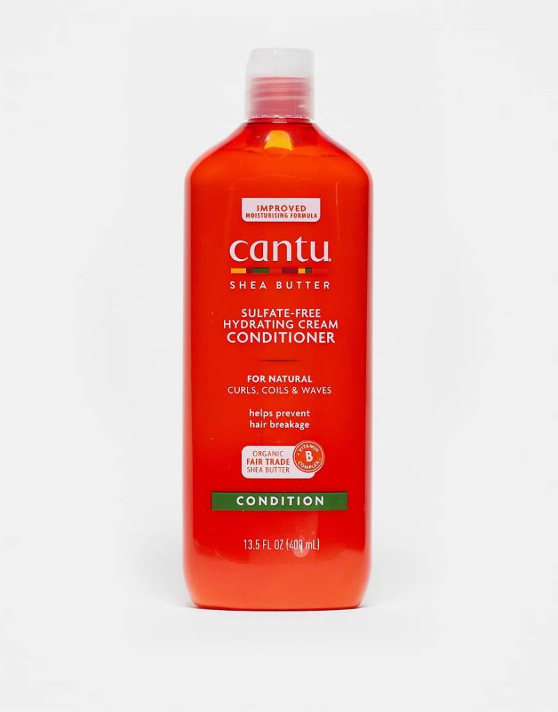 Cantu - Shea Butter - Sulfate Free Hydrating Cream Conditioner - Pflegespülung, 400 ml-Keine Farbe von Cantu