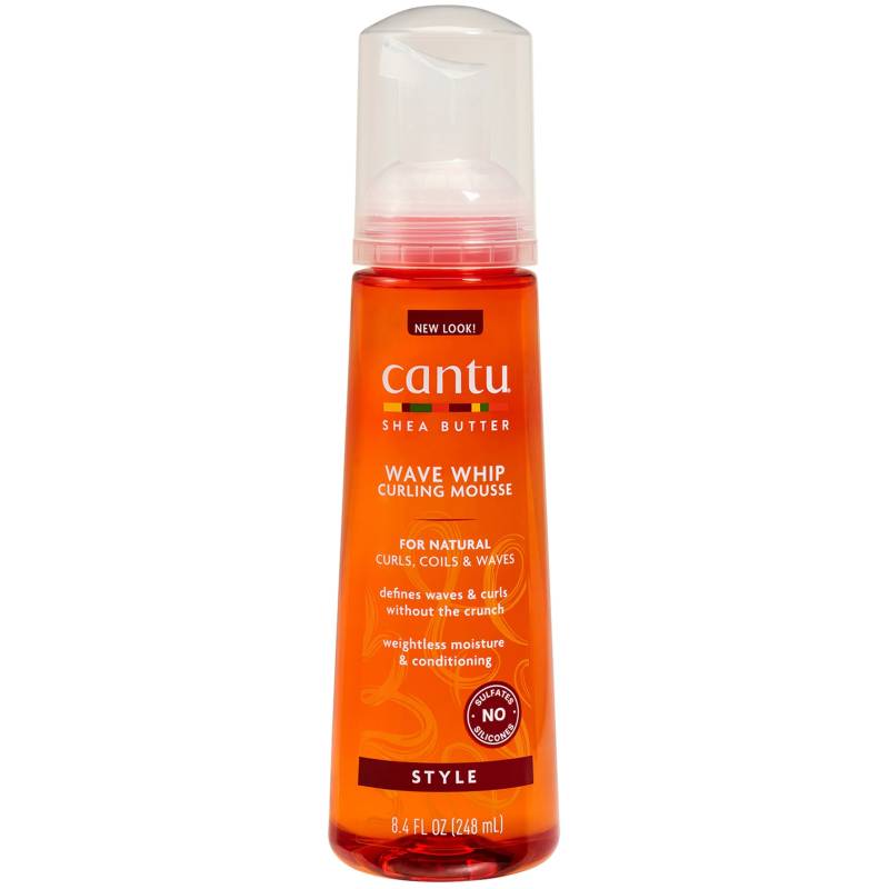 Cantu Sheabutter für Naturhaar Wave Whip Lockenschaum 248 ml von Cantu