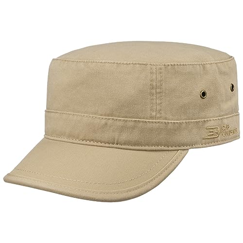 CapUniverse Urban Army Cap - Military Vintage Design - Robuste Baumwollcap für Damen und Herren - Armycap - Ideal für alle Jahreszeiten beige L/XL (58-61 cm) von CapUniverse