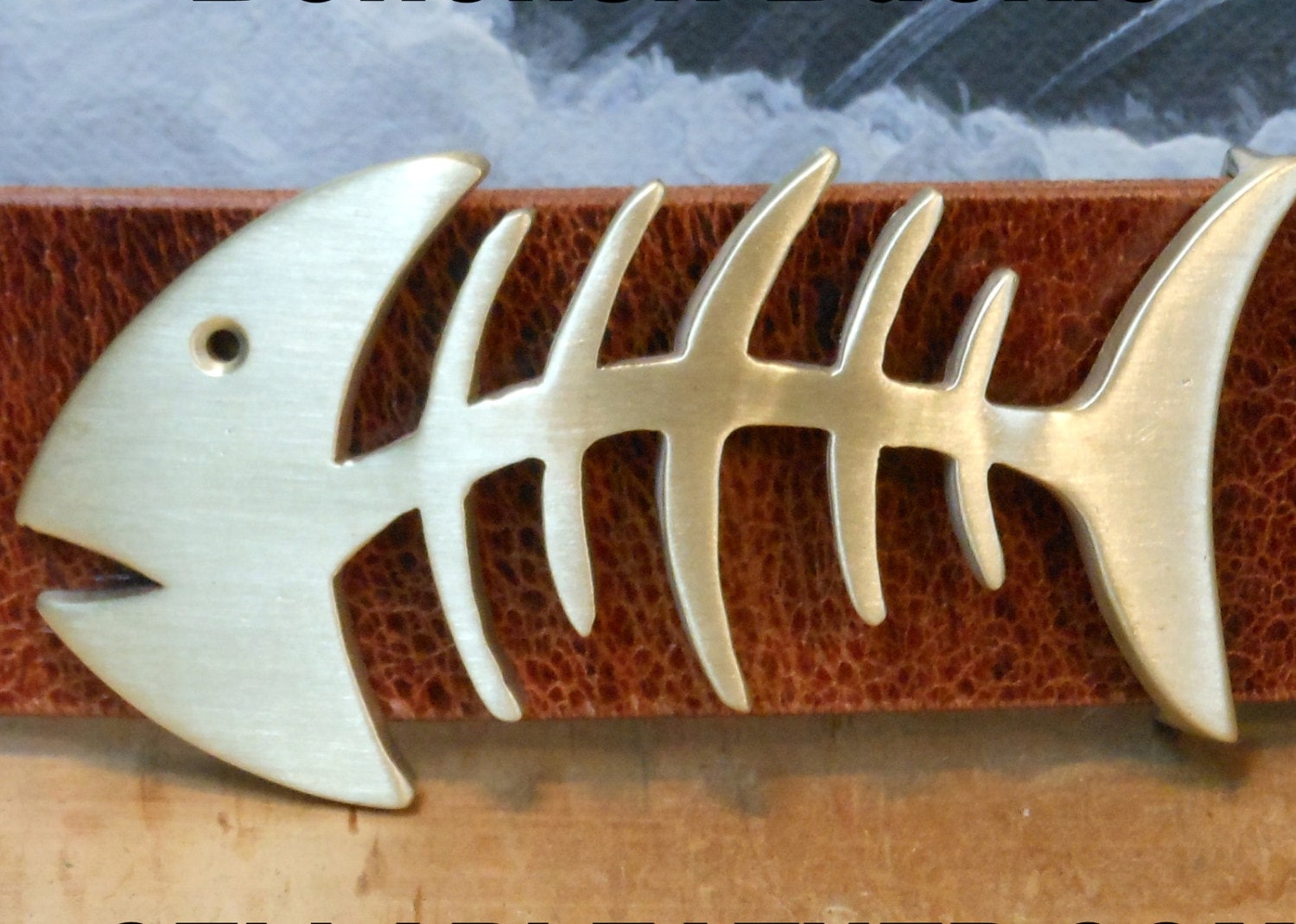 Bones Only Schnalle Bones Only Schnalle von CapeCodCellarLeather