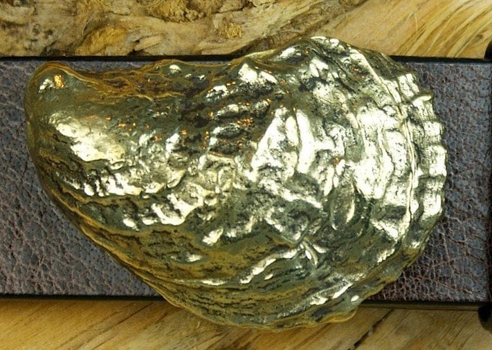 Chapoquoit Oyster, West Falmouth Hafenschnalle Chapoquoit Oyster, West Falmouth Hafenschnalle von CapeCodCellarLeather