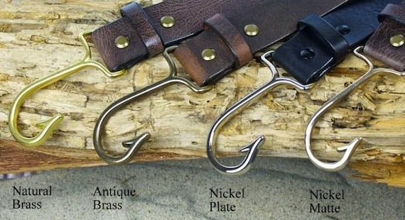 Fisch Haken Schnalle Fisch Haken Schnalle von CapeCodCellarLeather