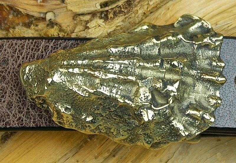 Wellfleet Oyster Lieutenant Island Schnalle Wellfleet Oyster Lieutenant Island Schnalle von CapeCodCellarLeather