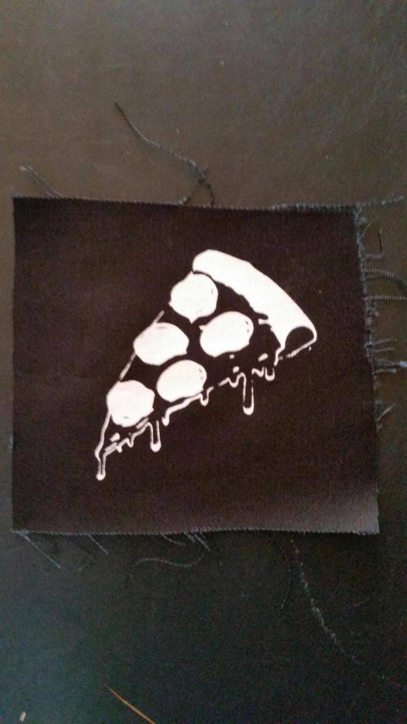 Pizza-Patch-Punk Nähen Auf Baumwolle Stoff Patch von CapeFearOnlineSales