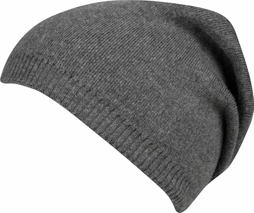 Capelli New York Damen Beanie mit Raffung - Grau von Capelli New York