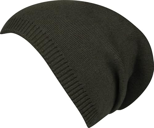 Capelli New York Damen Beanie mit Raffung - Olive von Capelli New York