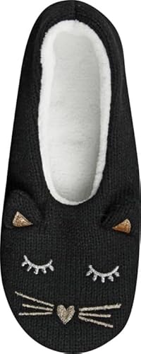 Capelli New York - Haussocke mit Kuschelfutter - Black Combo - Größe M/L von Capelli New York
