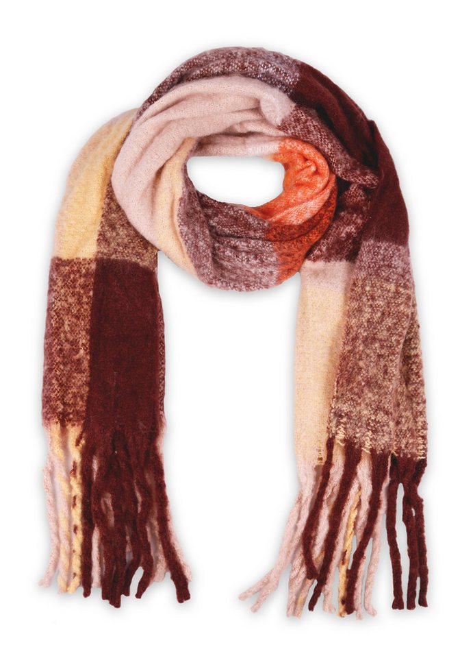 Capelli New York Modeschal, (Packung), lange Fransen, Feinstrick, wärmend von Capelli New York