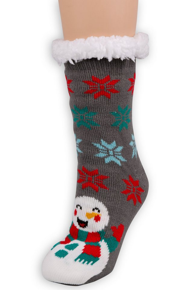 Capelli New York Socken (1-Paar, 1 Paar) rutschhemmende Sohle, warm gefüttert, Feinstrick von Capelli New York