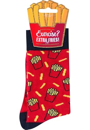 Capelli New York - Socken - Pommes Design - Red Combo - Größe 36-41 von Capelli New York