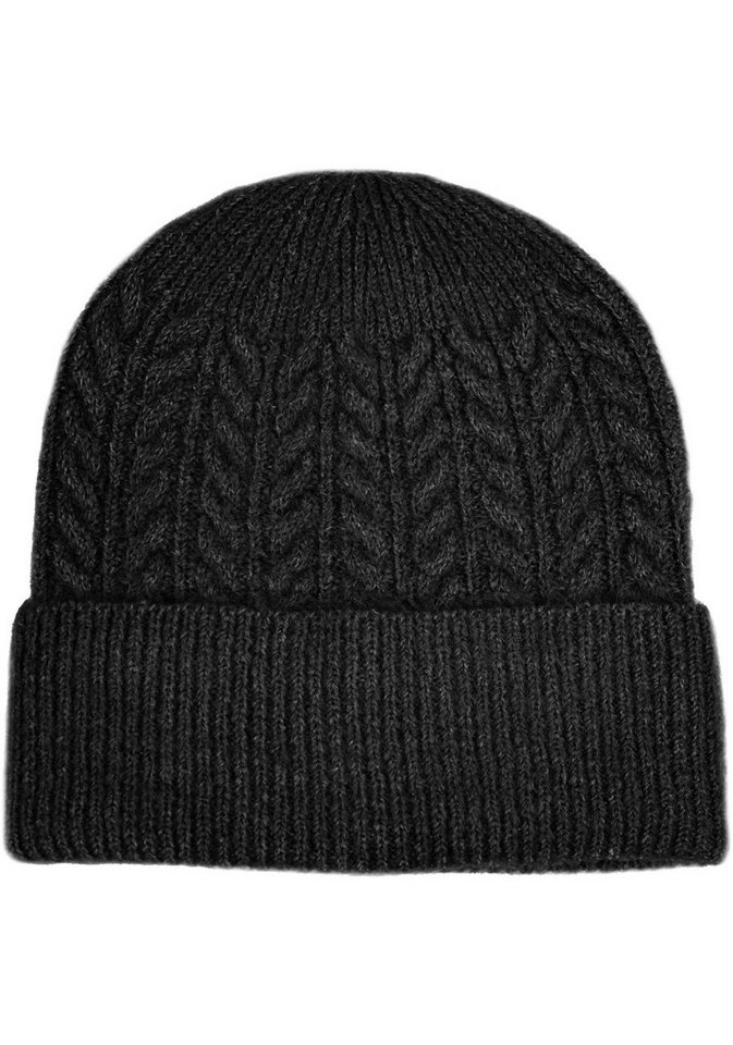 Capelli New York Beanie Feinstrick, Zopfmuster, Einheitsgröße von Capelli New York