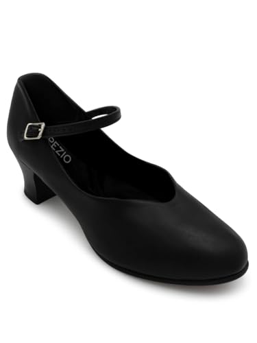 Capezio Damen Junior Footlight Professionelle Tanzschuhe Für Geeignet Viele Tanzstile, Bequeme Und Stützende Tanzabsätze, Schwarz, 37 EU von Capezio