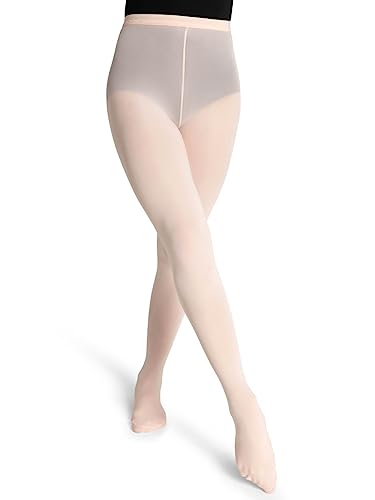 Capezio Women's Ultra Soft Transition Tight with Elastic Waistband Strumpfhose, Rosa-Ballet Pink, X-Large von Capezio