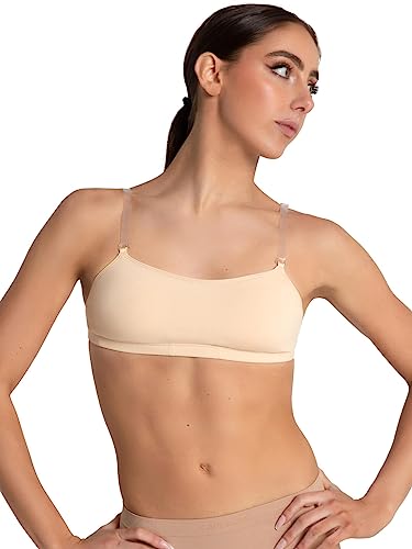 Capezio Damen 3564 Camisole BH, Undurchsichtige, Hautfarben, X-Small von Capezio