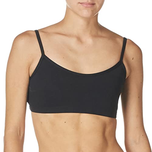 Capezio Damen Camisole Bra Top BH, Blickdicht, schwarz, Medium von Capezio