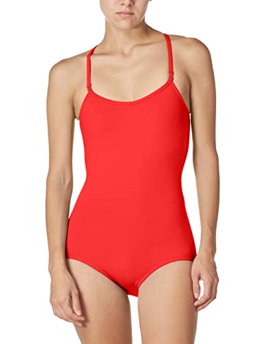 Capezio Damen Team Basic Camisole Leotard Trikot, Red, XS von Capezio