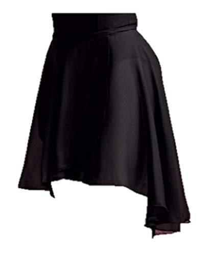 Capezio Damen Full Sweep Wrap Skirt Baby Rock, Schwarz, Einheitsgröße von Capezio