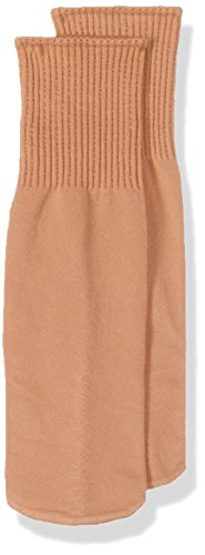 Capezio Damen Gerippte Socke Ballettsocke, Suntan, One Size von Capezio