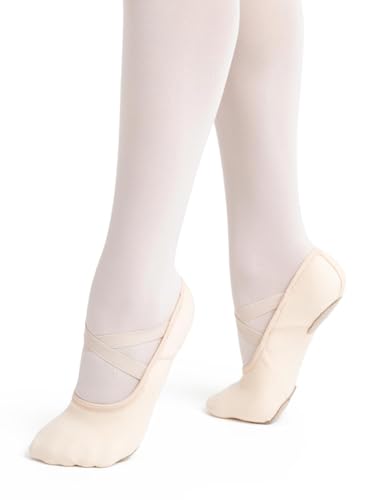 Capezio Damen Hanami Segeltuch Ballettschuh Ballerinas, Hellrosa, 34 EU von Capezio