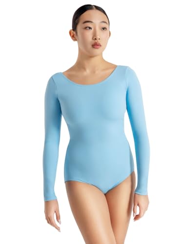 Capezio Damen Langarm-Trikot Gymnastikanzug, Hell, blau, XL Capezio Damen Langarm-Trikot Gymnastikanzug, Hell, blau, XL von Capezio