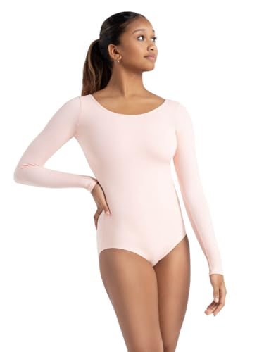 Capezio Damen Langarm-Trikot Gymnastikanzug, Rosa (Ballet Pink), L von Capezio