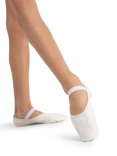 Capezio Damen Luna Ballettschuhe Ballerinas, weiß, 40 EU Weit von Capezio