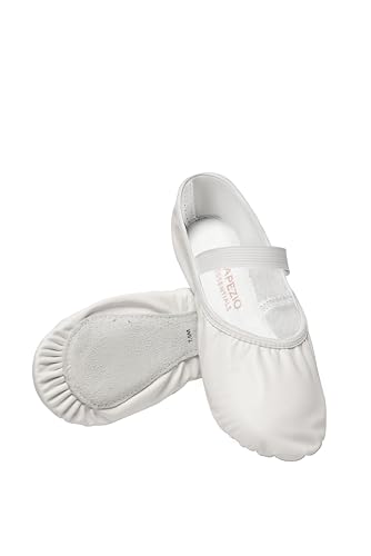 Capezio Luna Ballet Shoe Ballerinas, Weiß, 29.5 EU Weit von Capezio