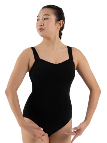 Capezio Damen Klassischer Prinzessinnen-tanktrikot mit Quetschvorne Trikot, Black, XS Capezio Damen Klassischer Prinzessinnen-tanktrikot mit Quetschvorne Trikot, Black, XS von Capezio