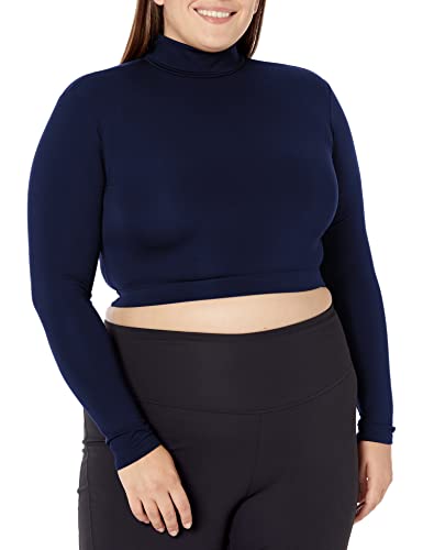 Capezio Damen Rollkragen Langarm Top - Schwarz - X-Groß von Capezio