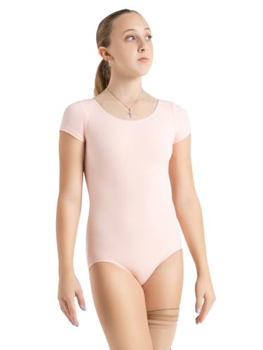 Capezio Damen Team-Basic, Kurzärmelig Trikot, Rosa-Ballet Pink, Small von Capezio