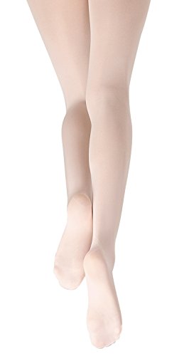 Capezio Damen Strumpfhose mit Standfuß - Beige - Large von Capezio