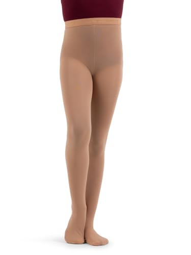 Capezio Damen Strumpfhose mit Standfuß - Beige - Medium von Capezio