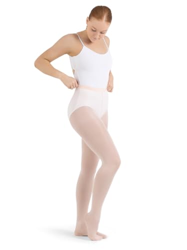 Capezio Damen Strumpfhose mit Standfuß - Pink - X-Large von Capezio