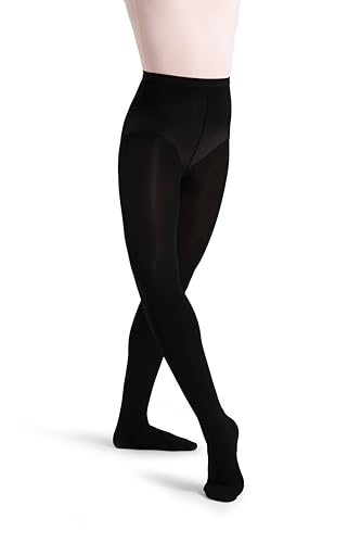 Capezio Damen Ultra Hold Footed Tight Eng, Schwarz, M EU von Capezio