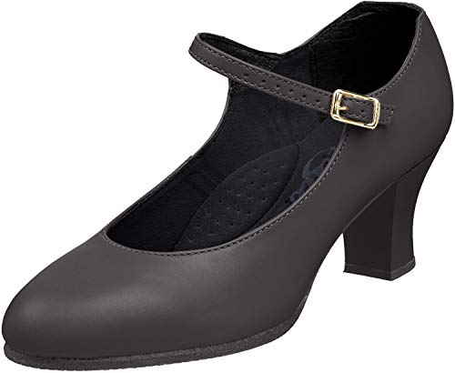 Capezio Damen Student Footlight Tanzschuh, Schwarz, 10.5 Wide von Capezio