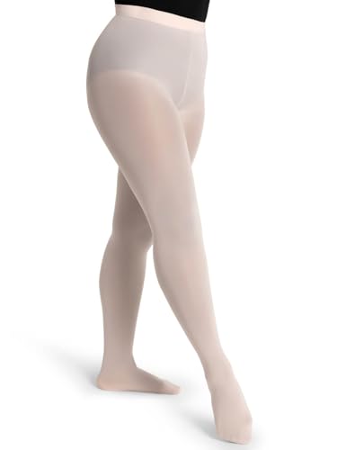 Capezio Damen 1825 Studio Basic Tight mit Fuß, Rosa-Ballet Pink, S-M (3er Pack) von Capezio