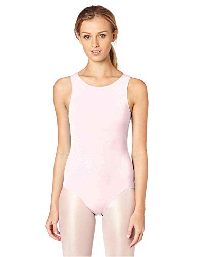 Capezio Damen Tank-Trikot mit hohem Ausschnitt, rose, Large von Capezio