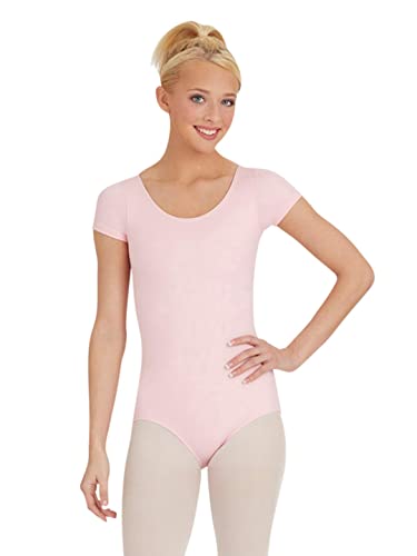 Capezio Damen Team-Basic-Trikot, Kurzärmelig Gymnastikanzug, Pink, L von Capezio