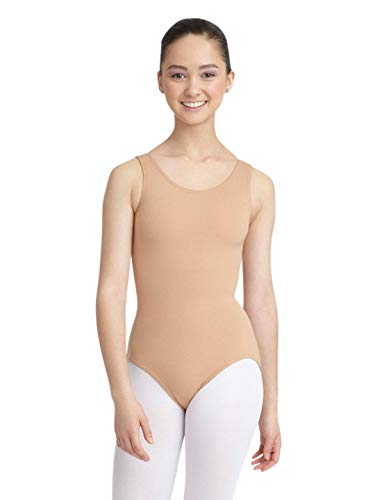 Capezio, Klassischer V-Ausschnitt, Camisole, Trikot für Damen, Light Suntan, L von Capezio