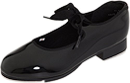 Capezio Damen Tyette Mary Jane Wasserhahn Wasserhahnschuhe, schwarzer Lack, 40 EU von Capezio