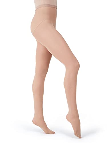 Capezio Women's Ultraweiche Übergangs-Strumpfhose Fest, 70 den, Light Suntan, XXL von Capezio