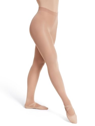 Capezio Damen Ultra Soft Transition Tight with Self-Knit Waistband Enge Passform, Sonnenbräune, 3XL-4XL Größen von Capezio