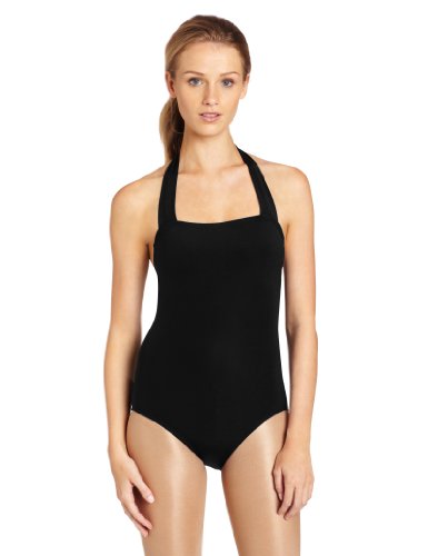 Capezio Damen Team Basic Neckholder Trikot, Schwarz, M Capezio Damen Team Basic Neckholder Trikot, Schwarz, M von Capezio