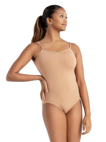 Capezio Damen verstellbaren Trägern Gymnastikanzug, Sonnenbräune, S von Capezio