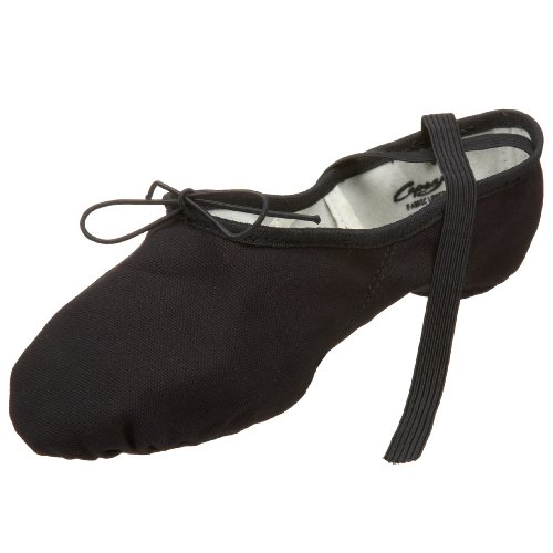 Capezio Herren Canvas Romeo Ballettschuh, Schwarz, 40.5 EU Weit von Capezio