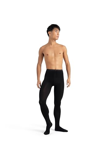 Capezio Herren Strumpfhosen Knit Fuß - Schwarz - Medium von Capezio