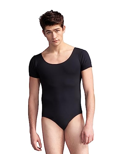 Capezio Herren Tactel Kurzarm Trikot, schwarz, X-Large Capezio Herren Tactel Kurzarm Trikot, schwarz, X-Large von Capezio
