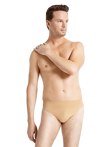 Capezio Herren Lined Thong Dance Belt Tanzgürtel, Natural, XL (3er Pack) von Capezio